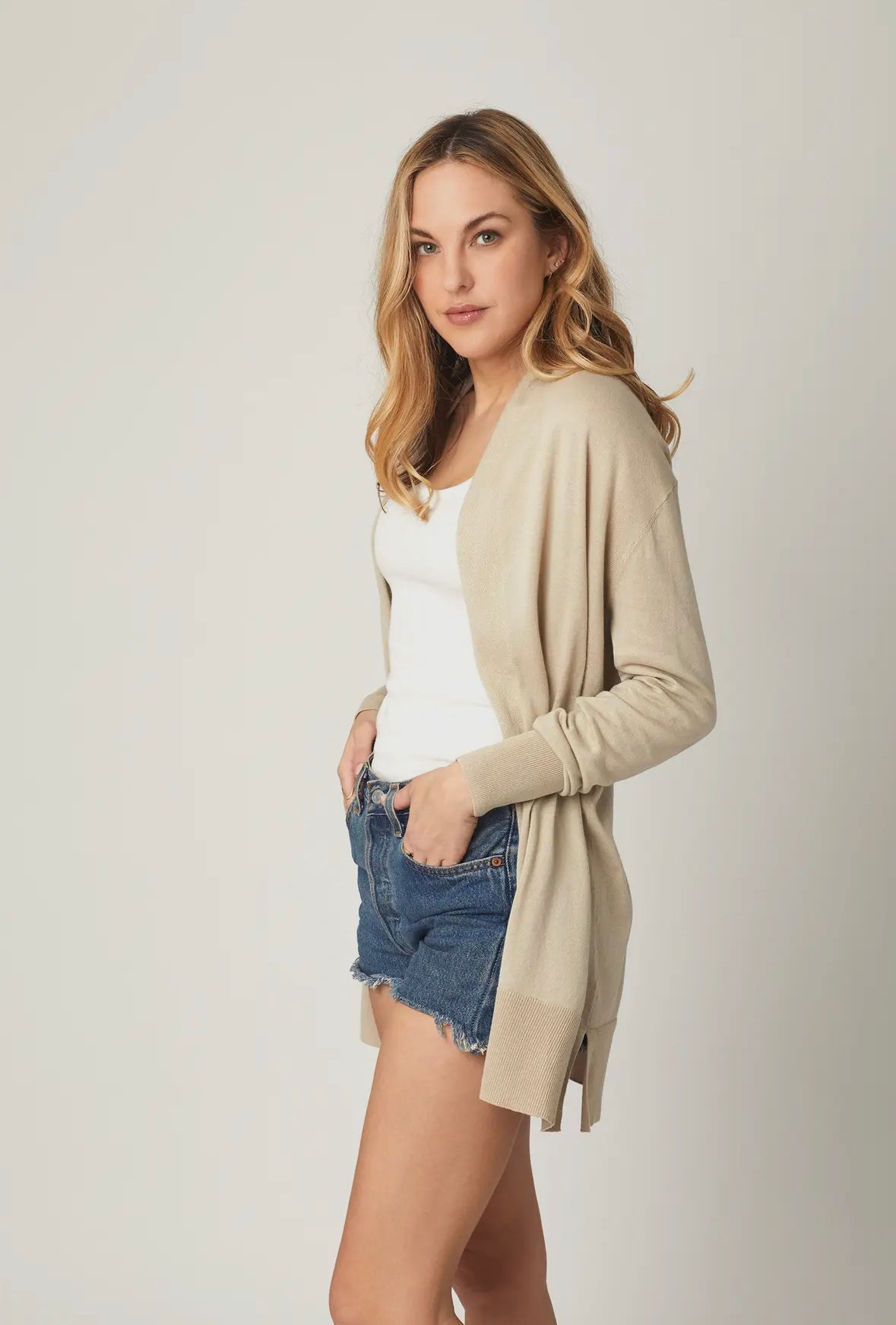 Hannah Cardigan/Oatmeal