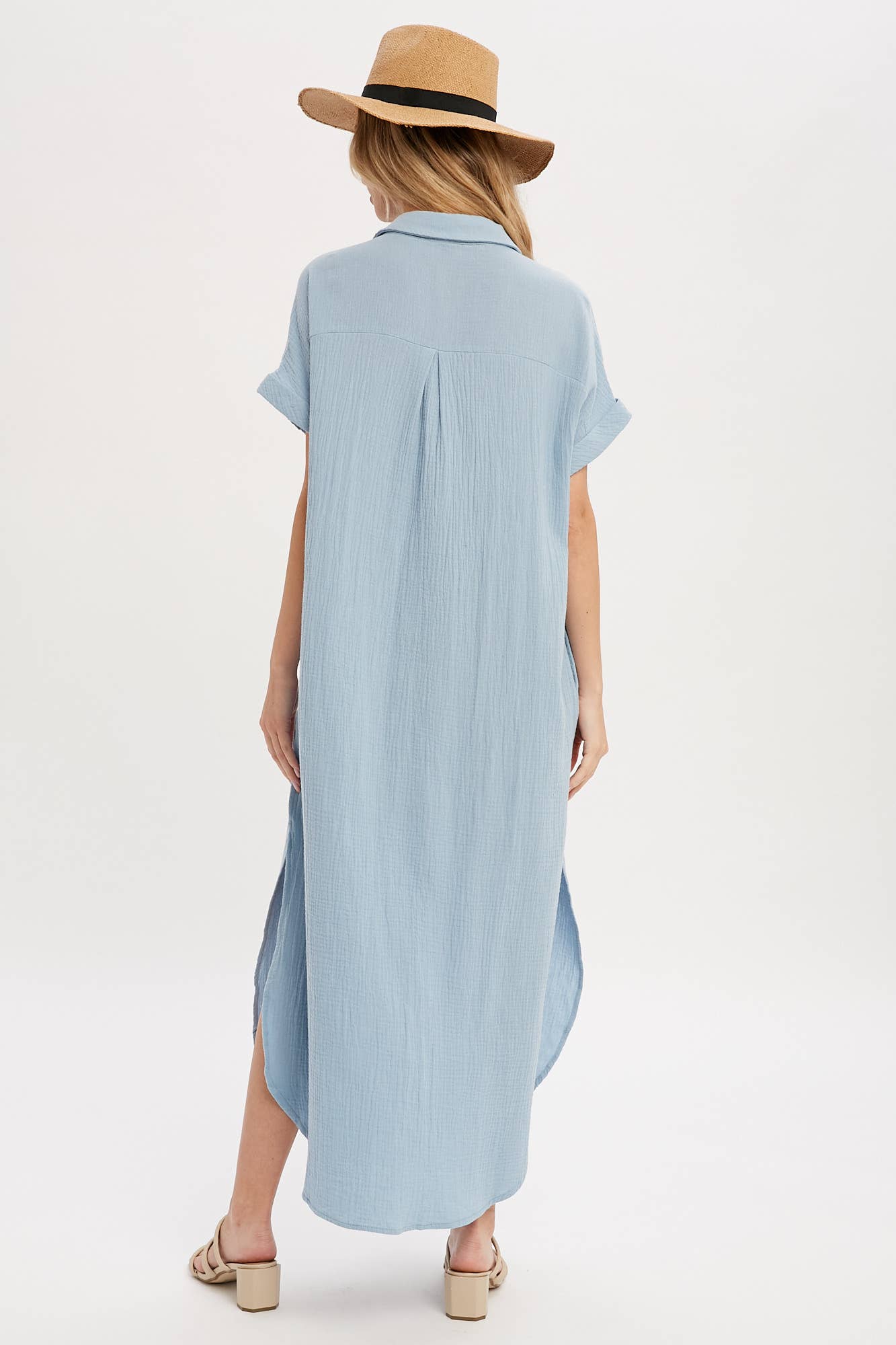 Tera Woven Maxi/Chambray