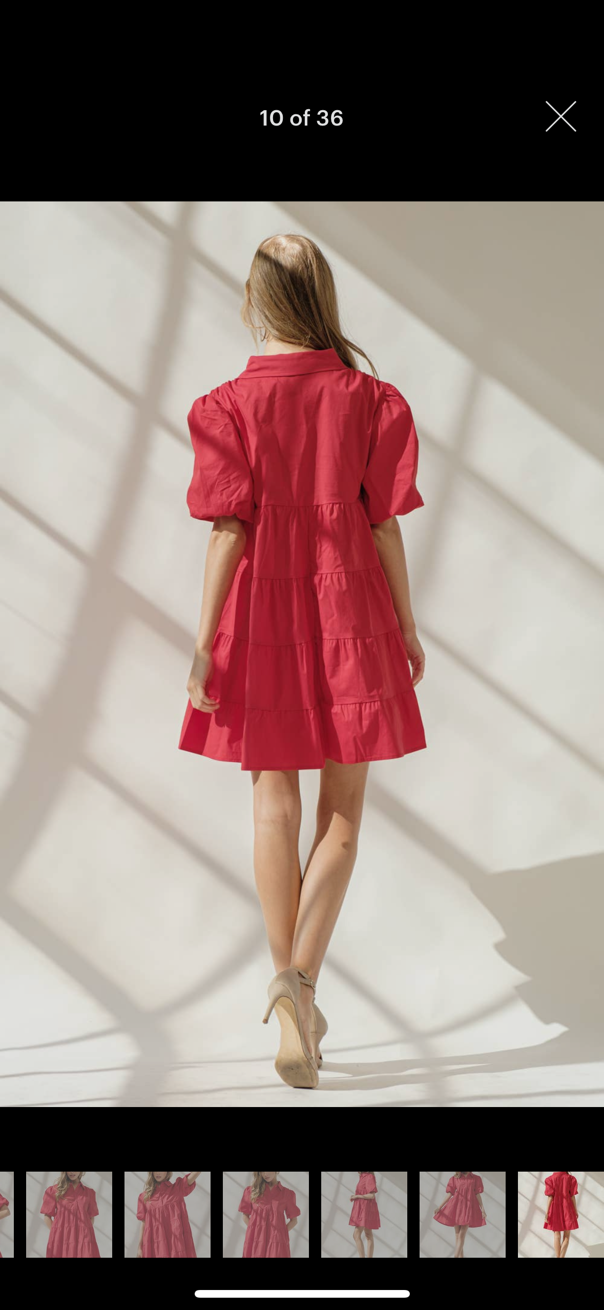 Scottie Dress/Red