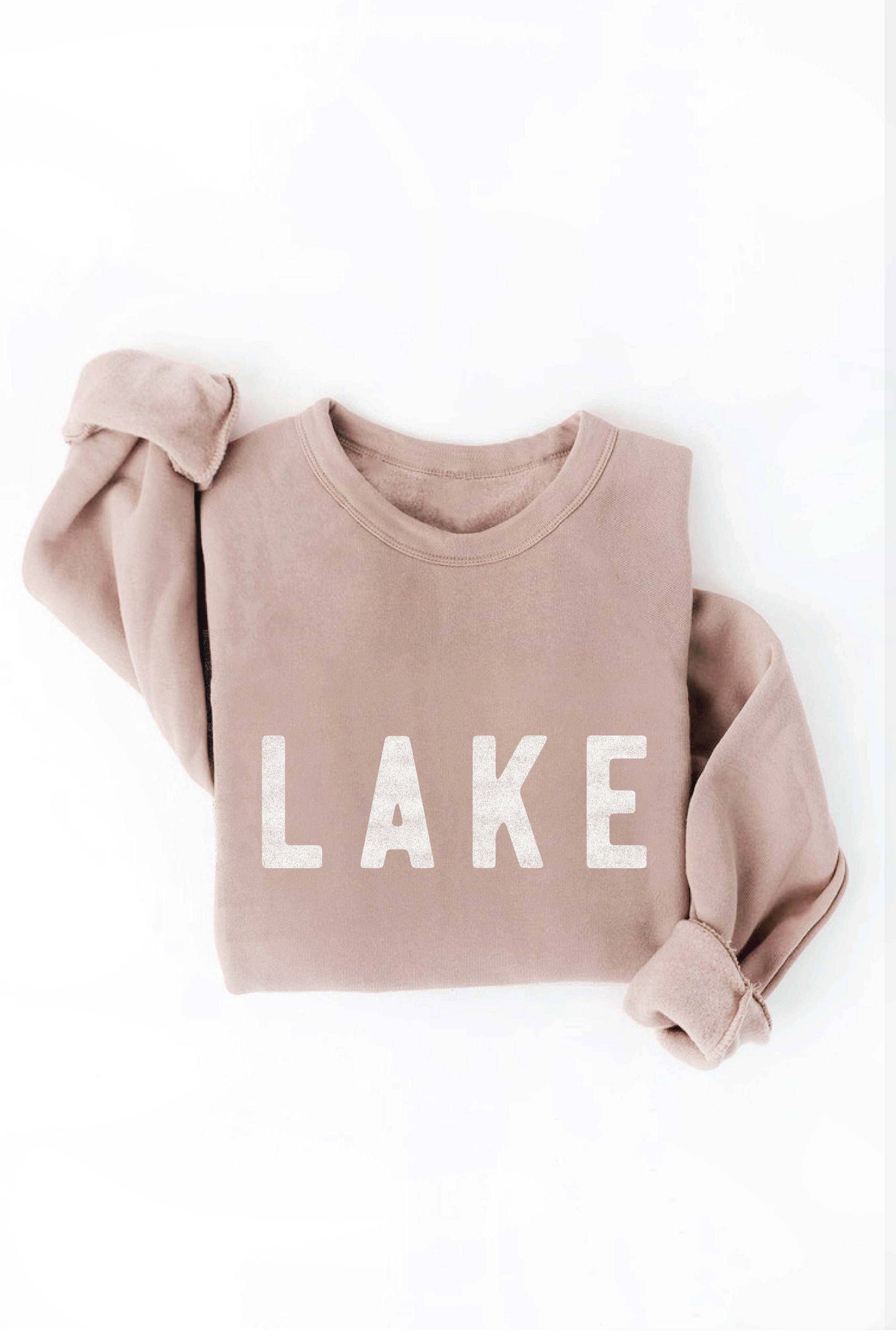 LAKE SWEATSHIRT/ TAN
