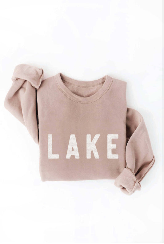 LAKE SWEATSHIRT/ TAN