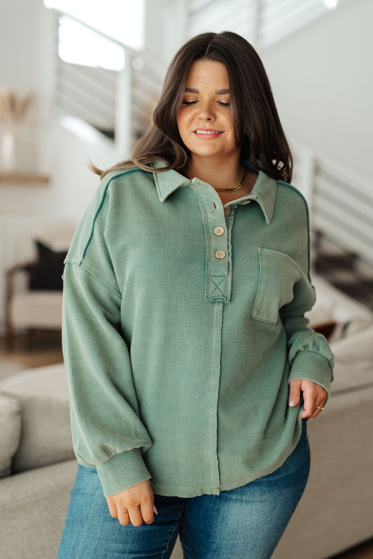 Don't Stop The Beat Collared Pullover