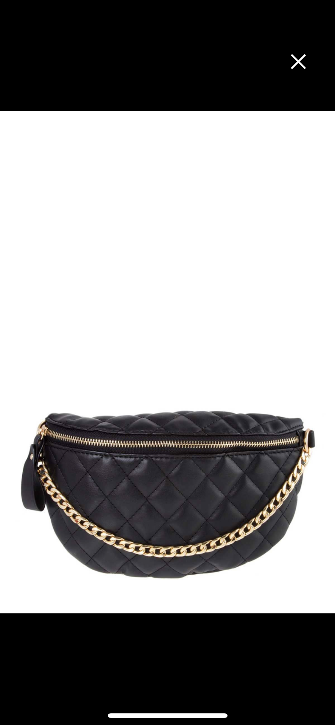 QUILTED CROSSBODY BLACK