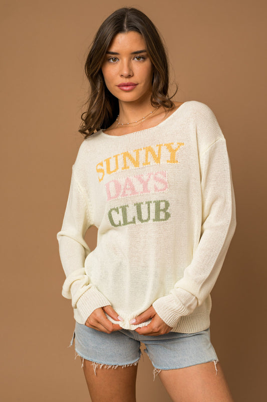 Sunny Days Club Top