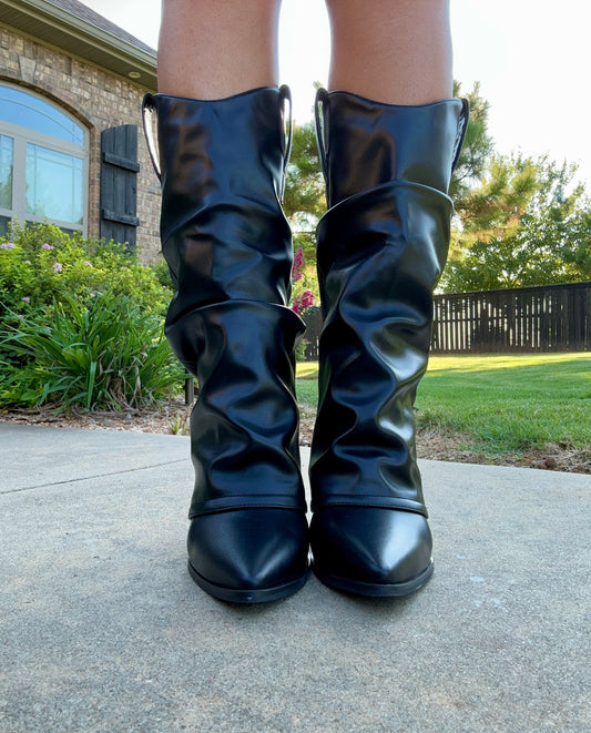 Kylie Fold Over Western Boot