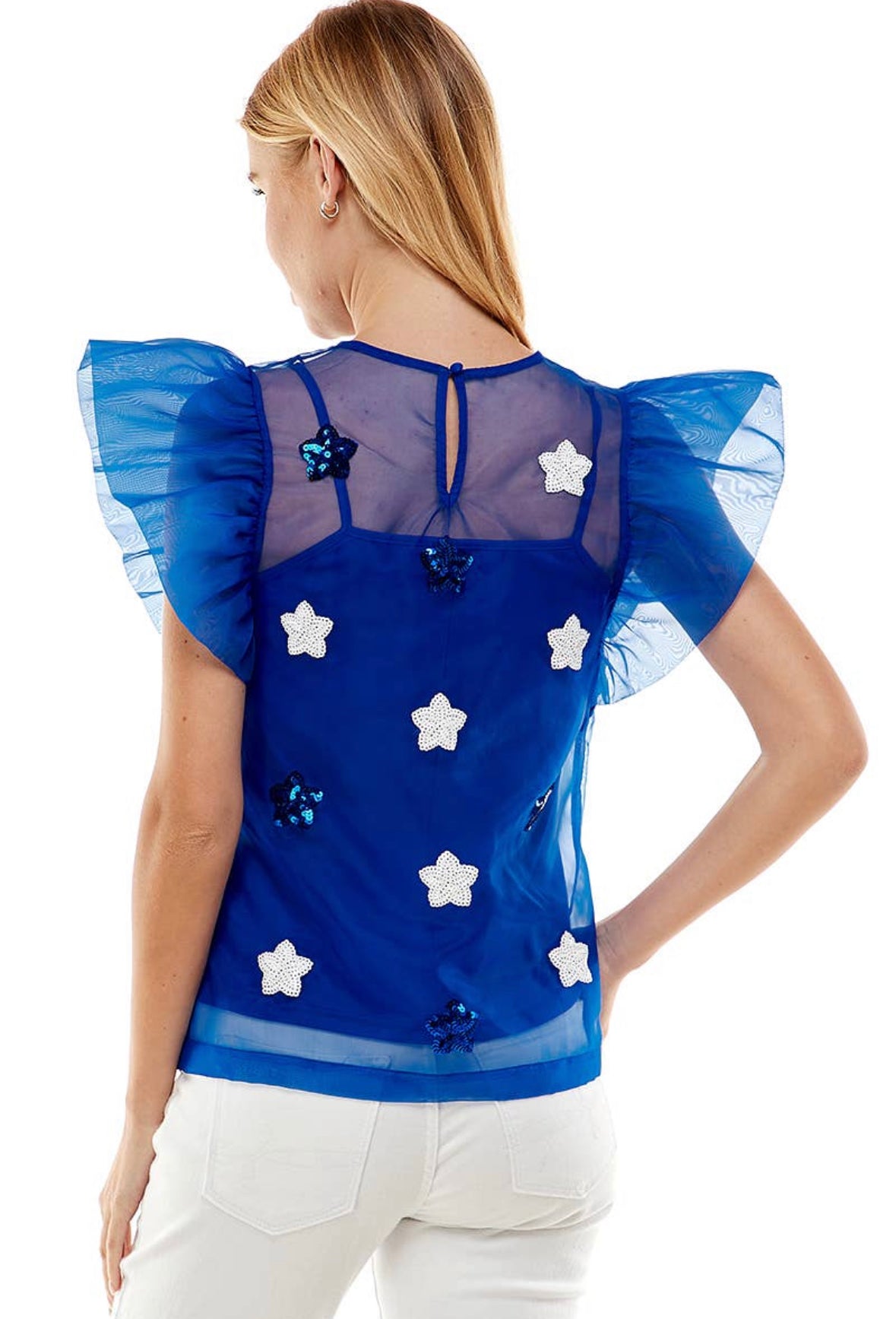 Sequined Stars Top