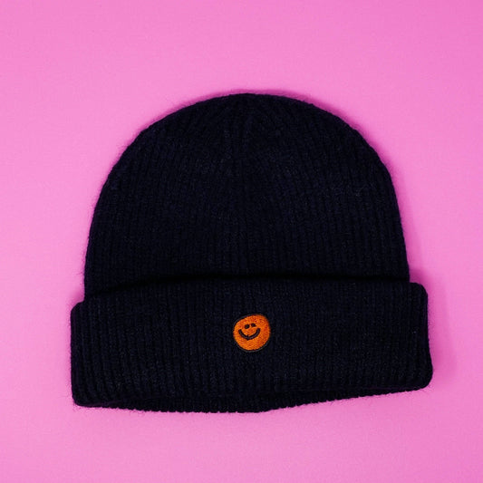 SIMPLY SMILE BEANIE/BLACK