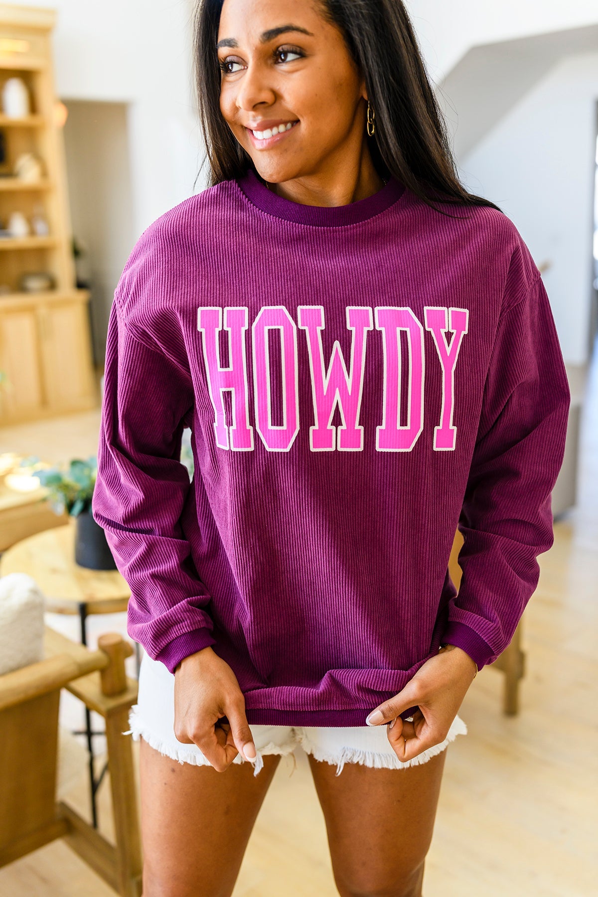 Howdy Textured Sweater