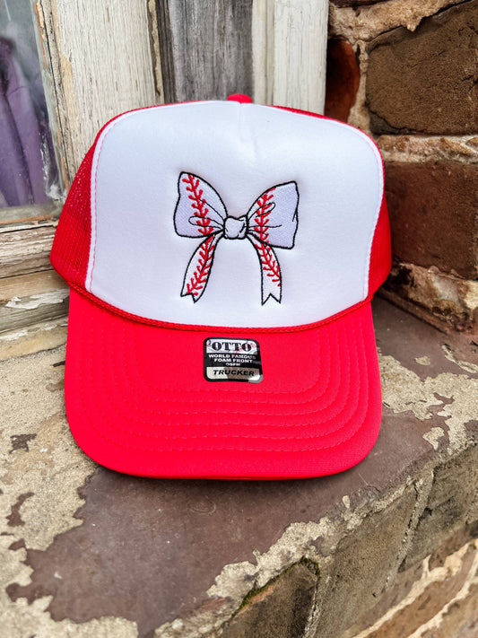 Bow Baseball Trucker Hat
