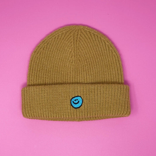 SIMPLY SMILE BEANIE/TAUPE